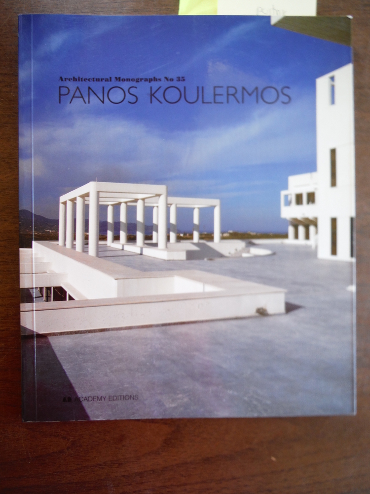 Panos Koulermos (Architectural Monographs No 35)