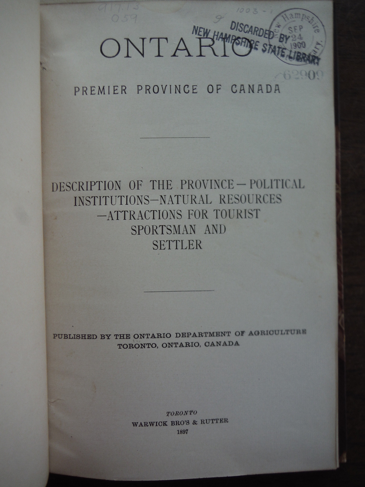 Image 1 of Ontario Premier Province of Canada Description of the Province-Political Institu
