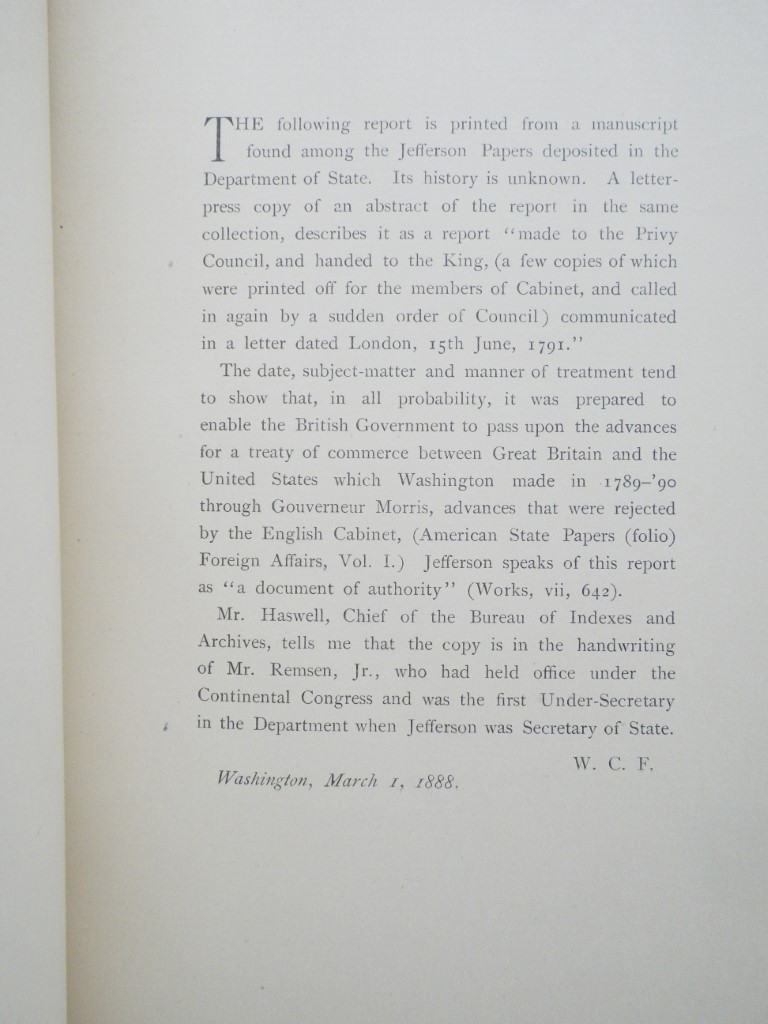 Image 3 of REPORT OF A COMMITTEE OF THE LORDS OF THE PRIVY COUNCIL ON THE TRADE OF GREAT BR