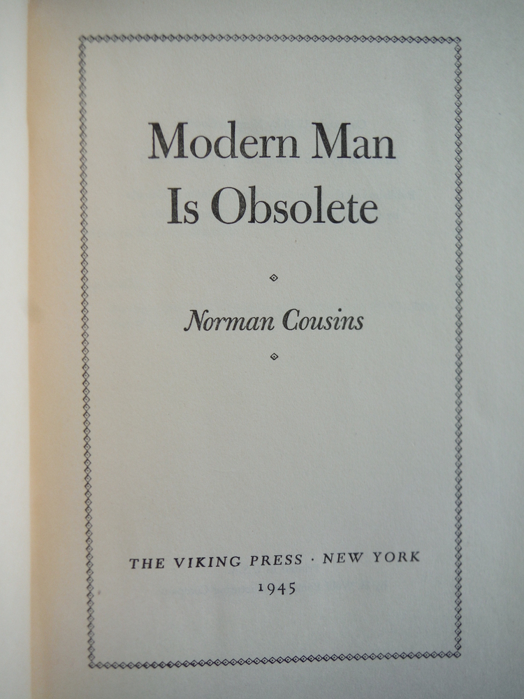 Image 1 of Modern Man is Obsolete