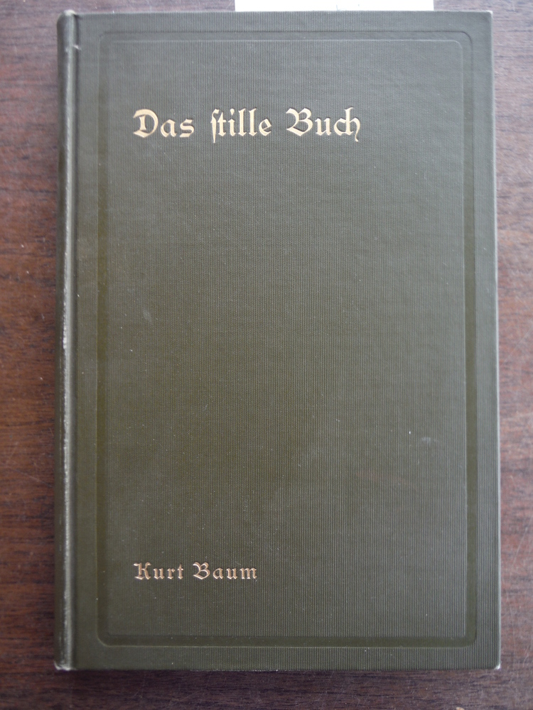 Image 0 of  Das Stille Buch: Ein Dersbuch in Drei Banden