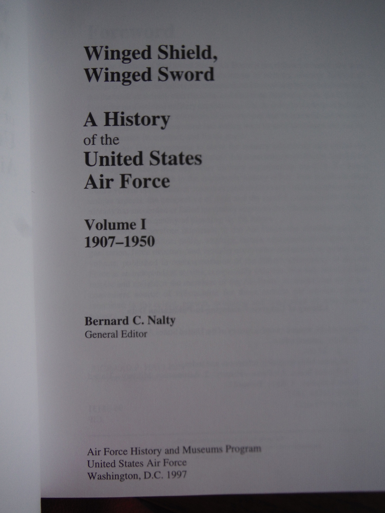 Image 1 of Winged Shield, Winged Sword: A History of the United States Air Force (2 Volume 