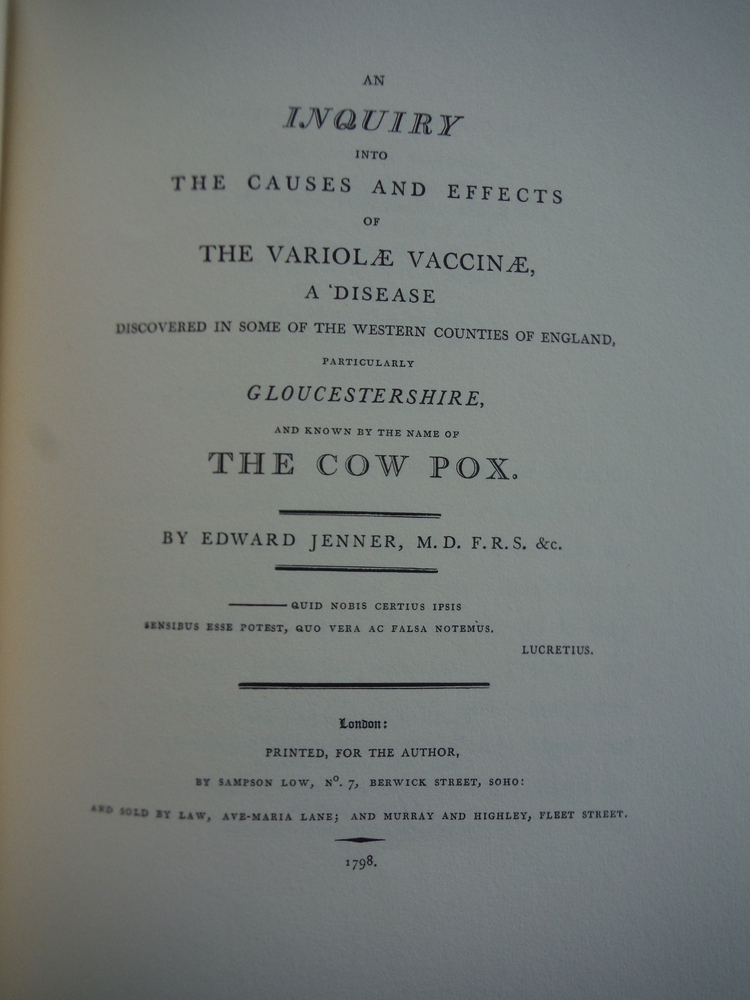 Image 1 of An Inquiry into the Causes and Effects of The Variolae Vaccine
