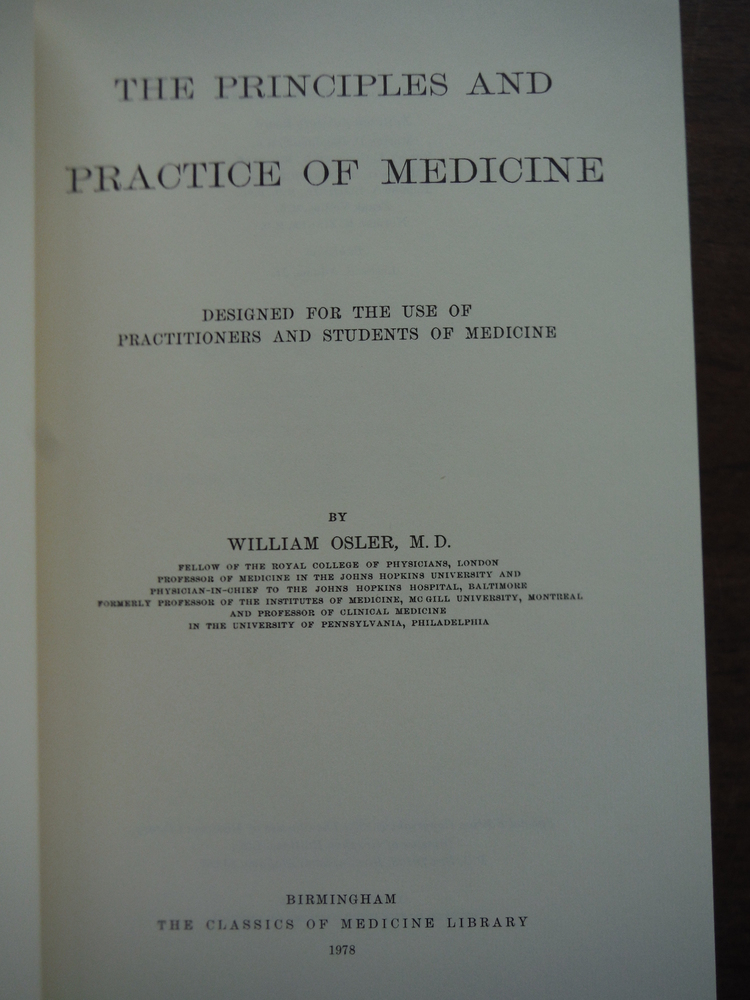 Image 1 of The Principles and Practice of Medicine Designed for the Use of Practitioners an