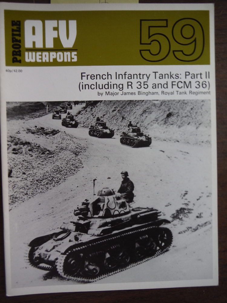 Image 0 of AFV Weapons Profile No. 59: French Infantry Tanks, Part II (including R 35 and F