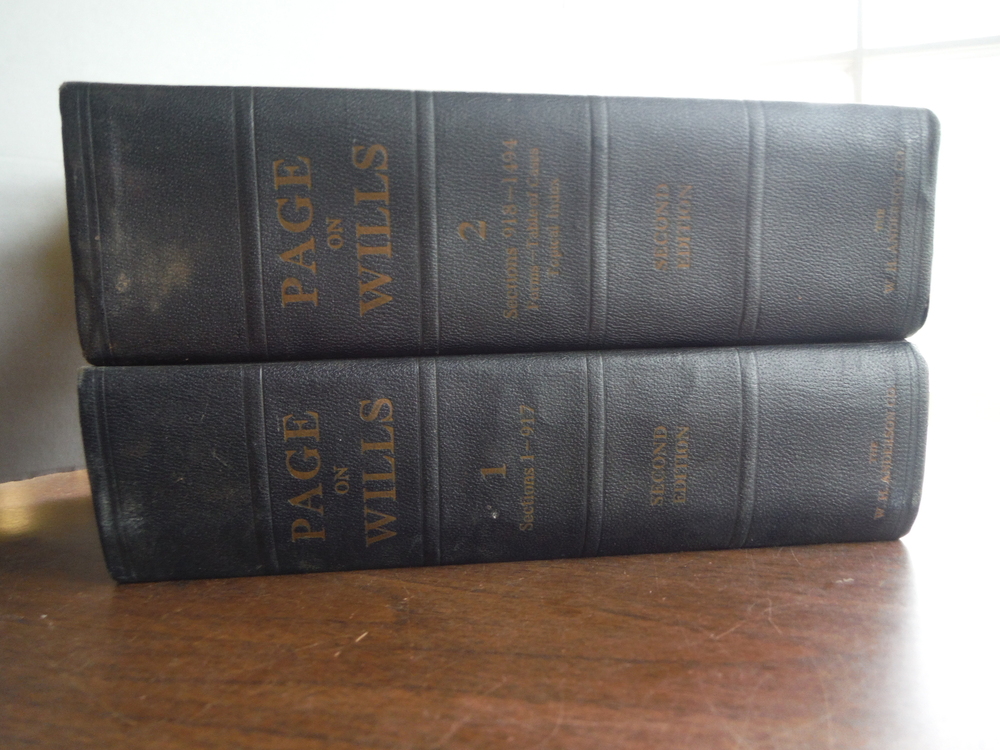 Image 0 of The Law of Wills (2 Vols)