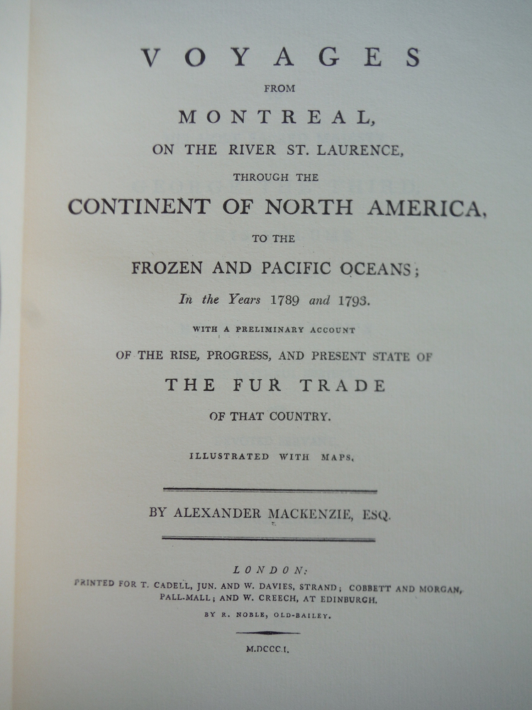 Image 1 of Voyages from Montreal, on the River St. Laurence through the Continent of North 