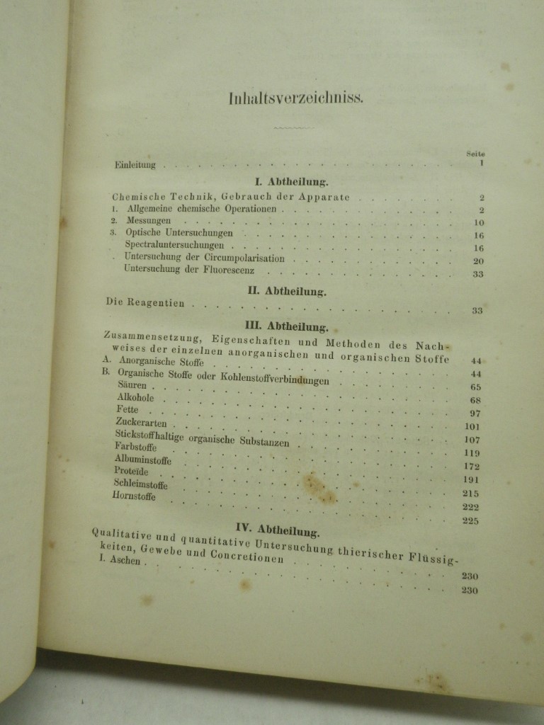 Image 2 of Handbuch der physiologisch und pathologisch-chemischen Analyse