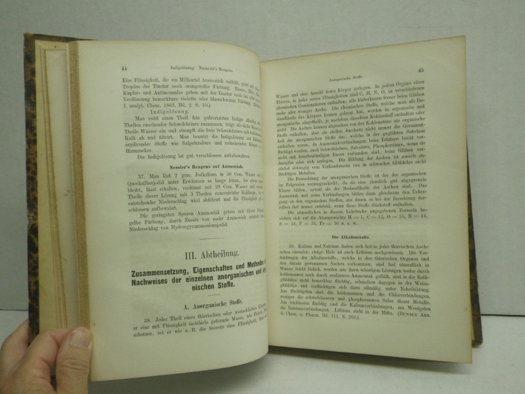 Image 3 of Handbuch der physiologisch und pathologisch-chemischen Analyse