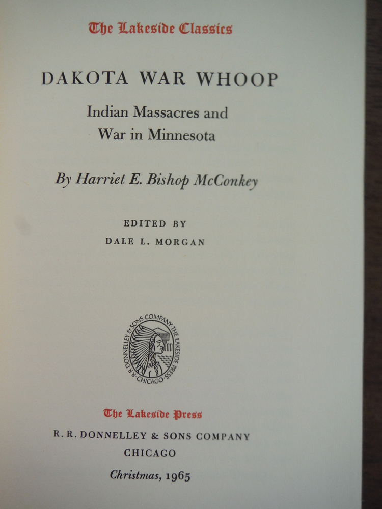 Image 1 of Dakota war whoop: Indian massacres and war in Minnesota (The Lakeside classics)