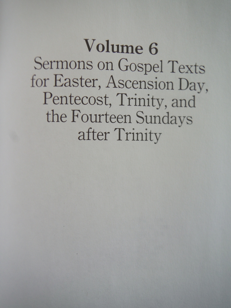 Image 1 of The Complete Sermons of Martin Luther: Volume 6