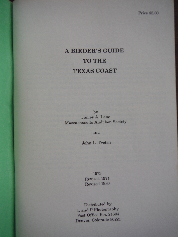 Image 1 of Lot of Three Birder's Guides to Texas