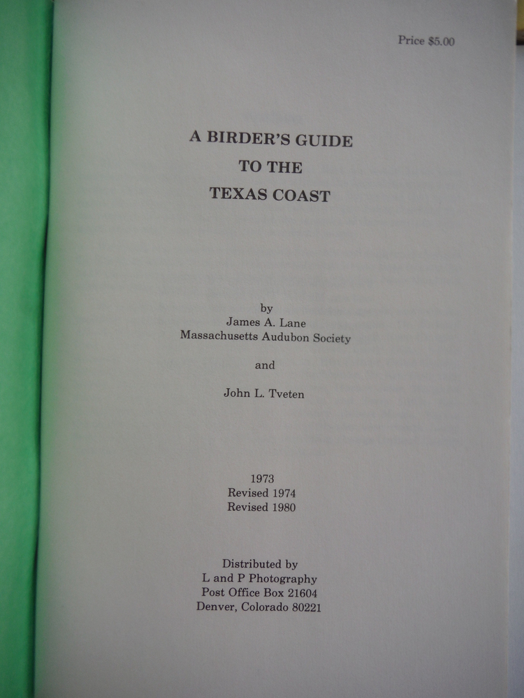 Image 1 of Lot of Four Birder's Guides to Texas