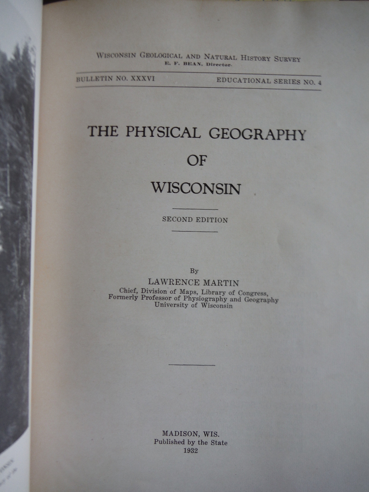 Image 1 of The physical geography of Wisconsin, (Wisconsin. Geological and natural history 