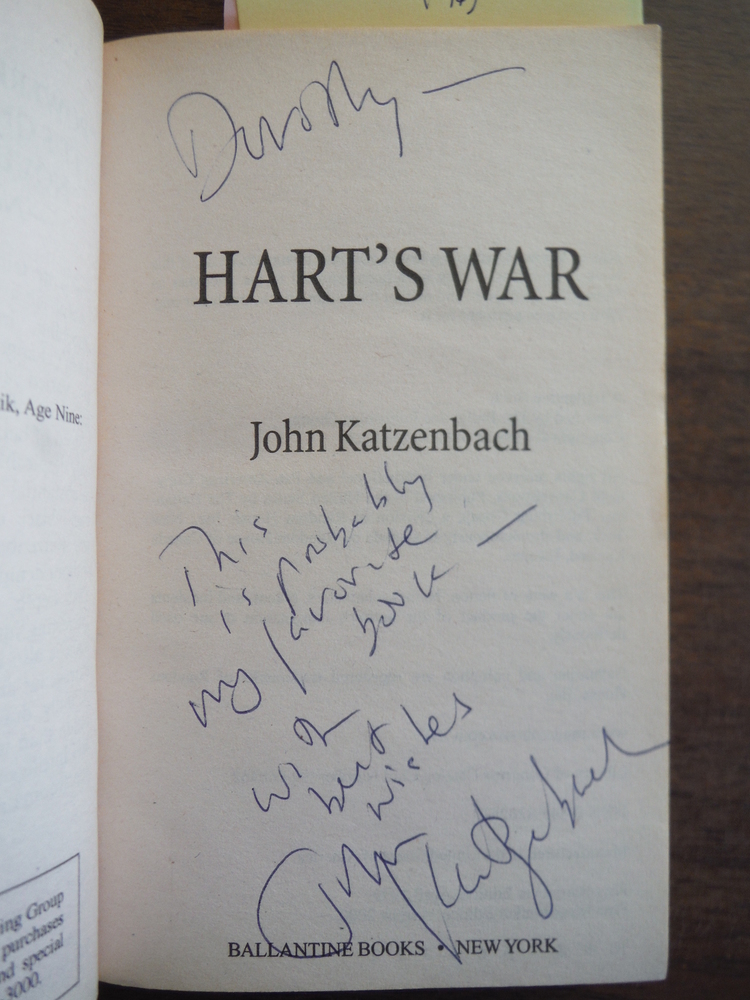 Image 1 of Signed: Hart's War: A Novel of Suspense