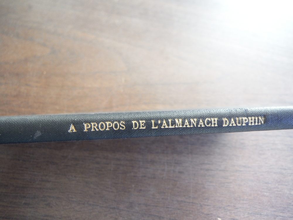 Image 0 of A Propos de L'Almanach Dauphin 1782