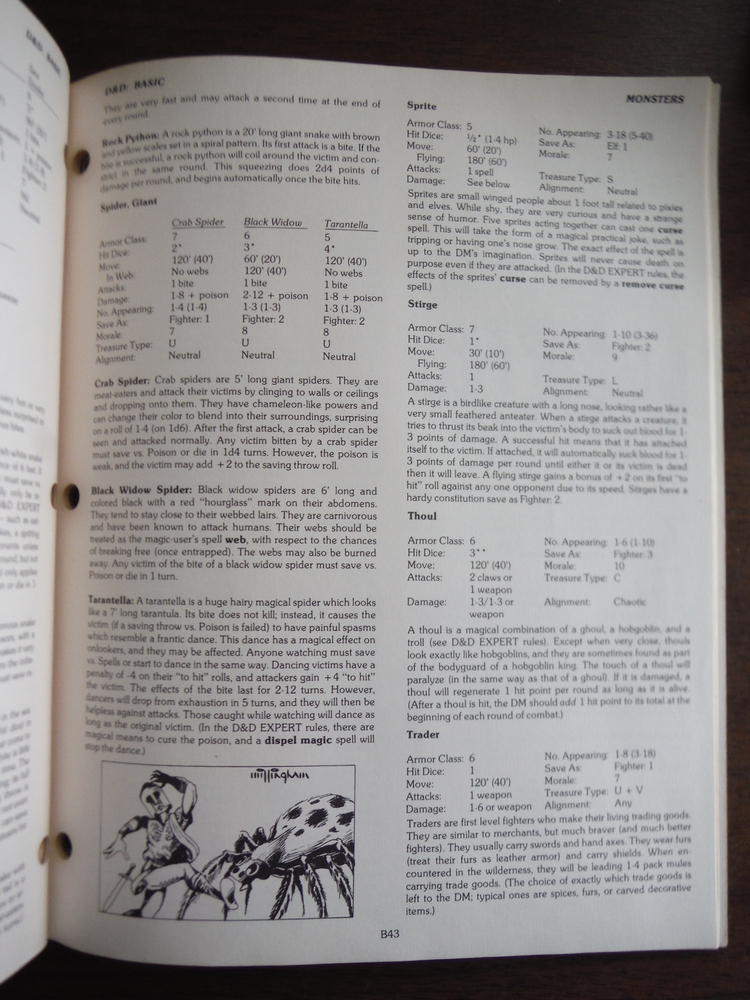 Image 1 of TSR Dungeons & Dragons Fantasy Adventure Game: Basic Rulebook #1