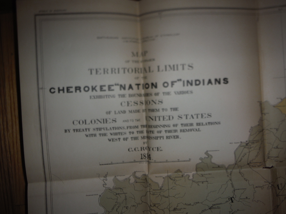 Image 1 of Map of the Former Territorial Limits of the Cherokee 