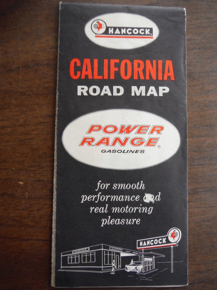 Image 0 of California Road Map - Hancock (1963)