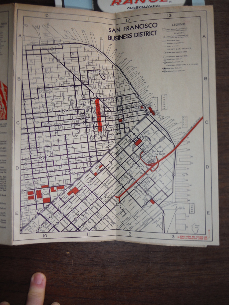 Image 1 of A Map of San Francisco and the San Francisco Bay Metropolitan Area by San Franci