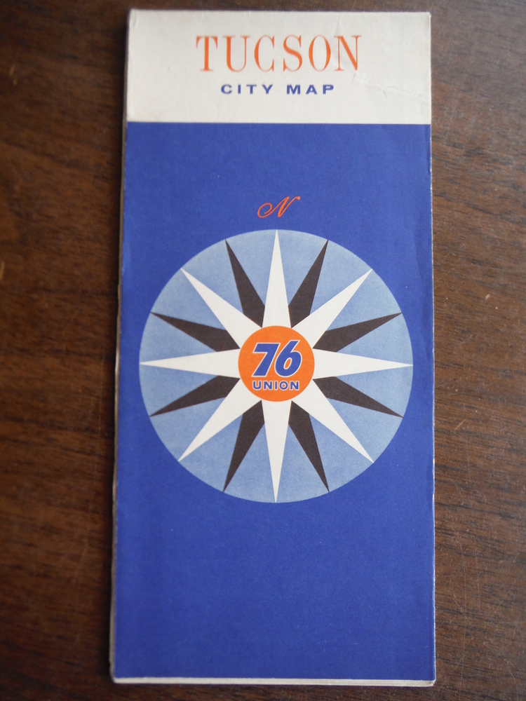 Image 0 of Tucson City Map by Union 76 - (1963)