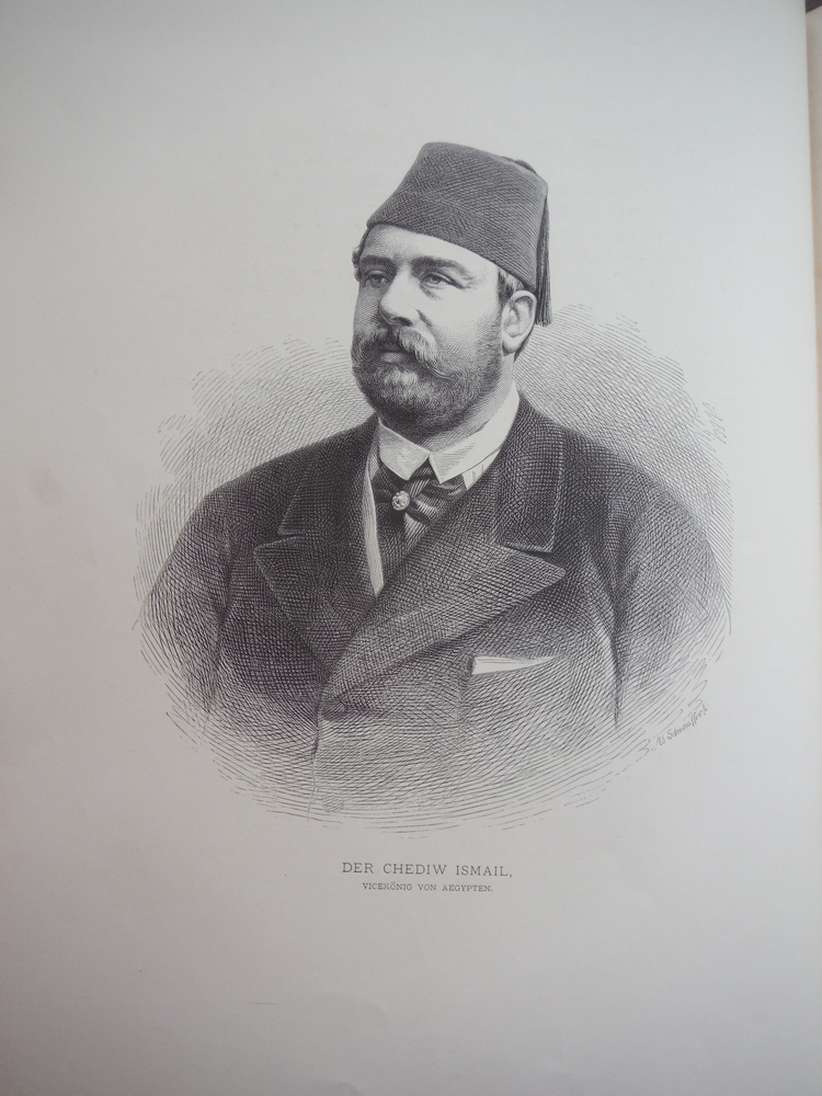 Der Chediw Ismail ViceKonig Von Aegypten Steel Engraving (1878)