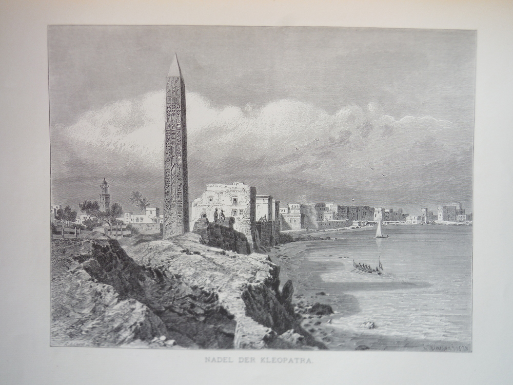 Image 0 of Nadel der kleopatra - Steel Engraving (1878)