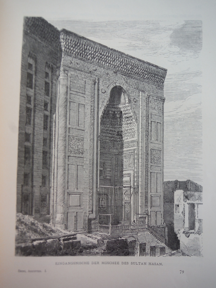 Image 0 of Eingangsnische der Moschee des Sultan Hasan by Bernhard Fiedler - Steel Engravin