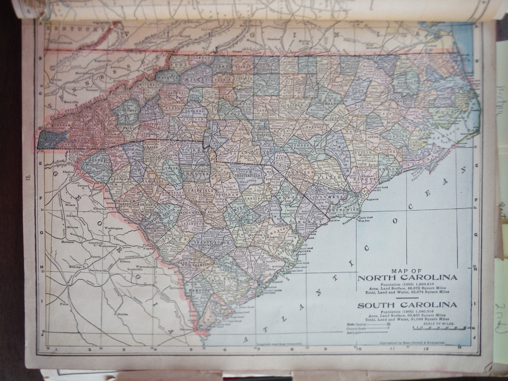 Image 0 of Maps of North Carolina, South Carolina and of Georgia (1901)