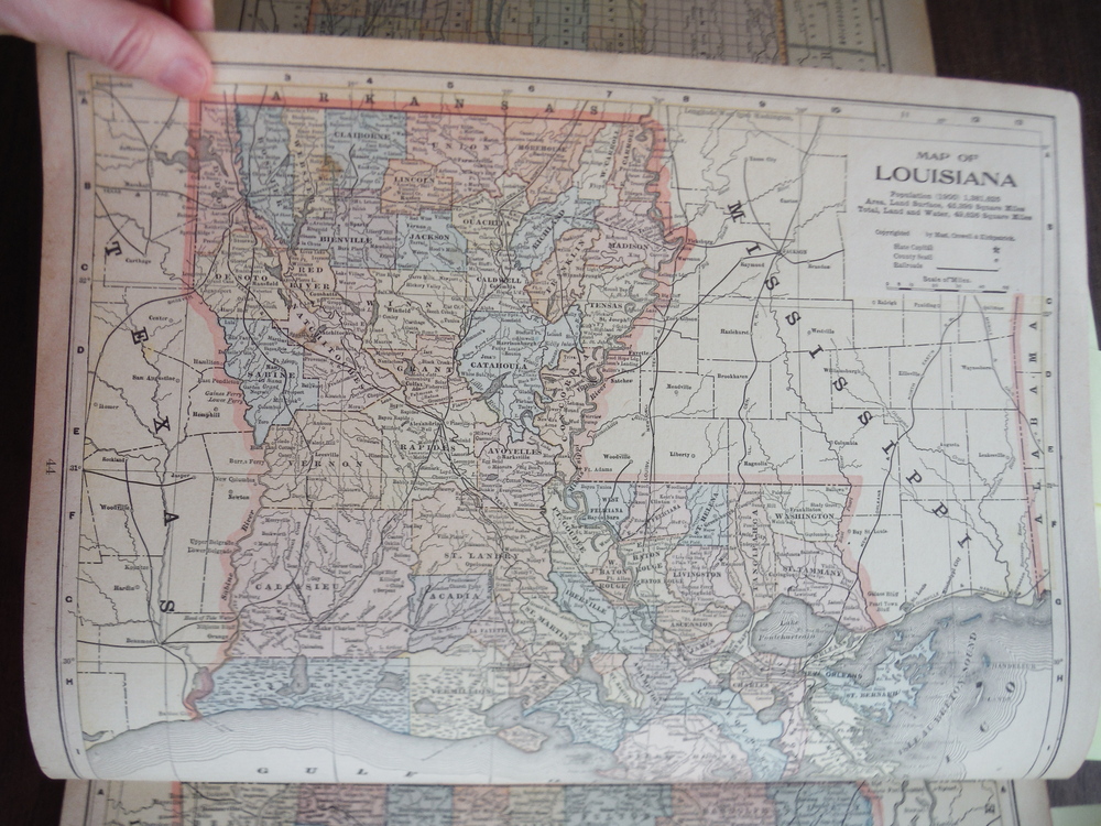 Image 1 of Maps of Mississippi and Louisiana (1901)