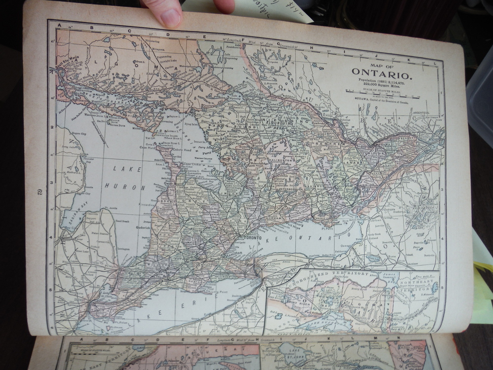 Map of Ontario (1901)