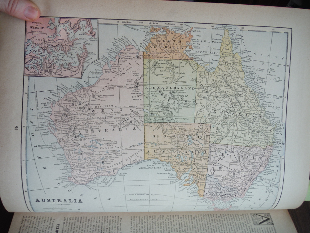 Image 1 of Maps of Australia and of South African Republic, Orange Free State and Cape Colo