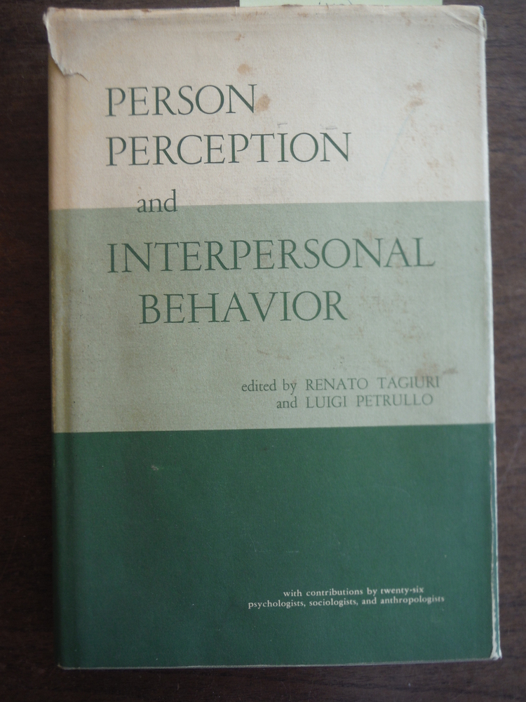 Image 0 of Person Perception and Interpersonal Behaviour