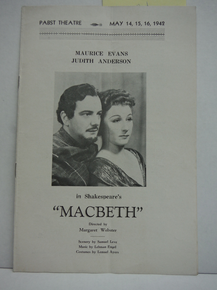 Macbeth (Souvenir Program 1942)