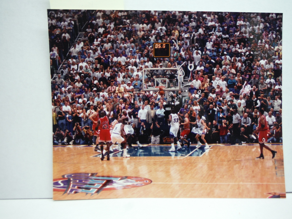 Image 0 of Michael Jordan 1998 NBA Finals Game Winning Photograph vs. Utah Jazz  (10 x 8)