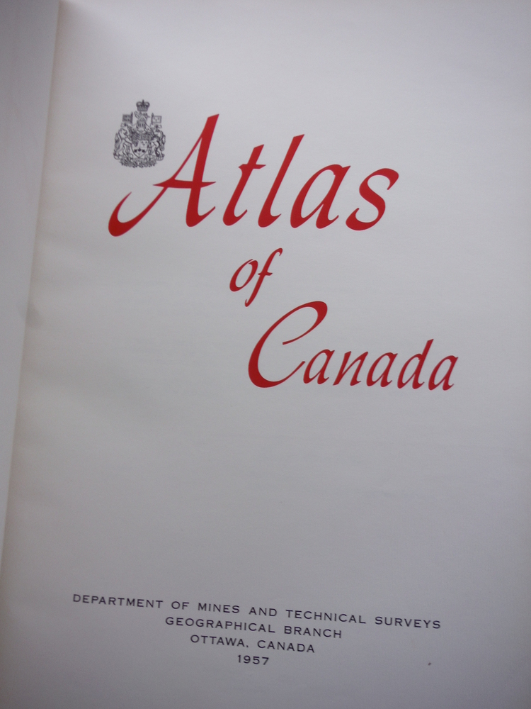 Image 1 of Atlas of Canada 1957