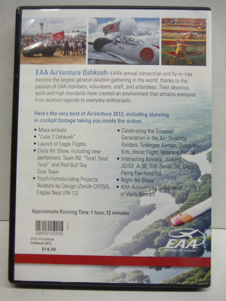 Image 1 of 2012 Airventure Oshkosh EAA DVD