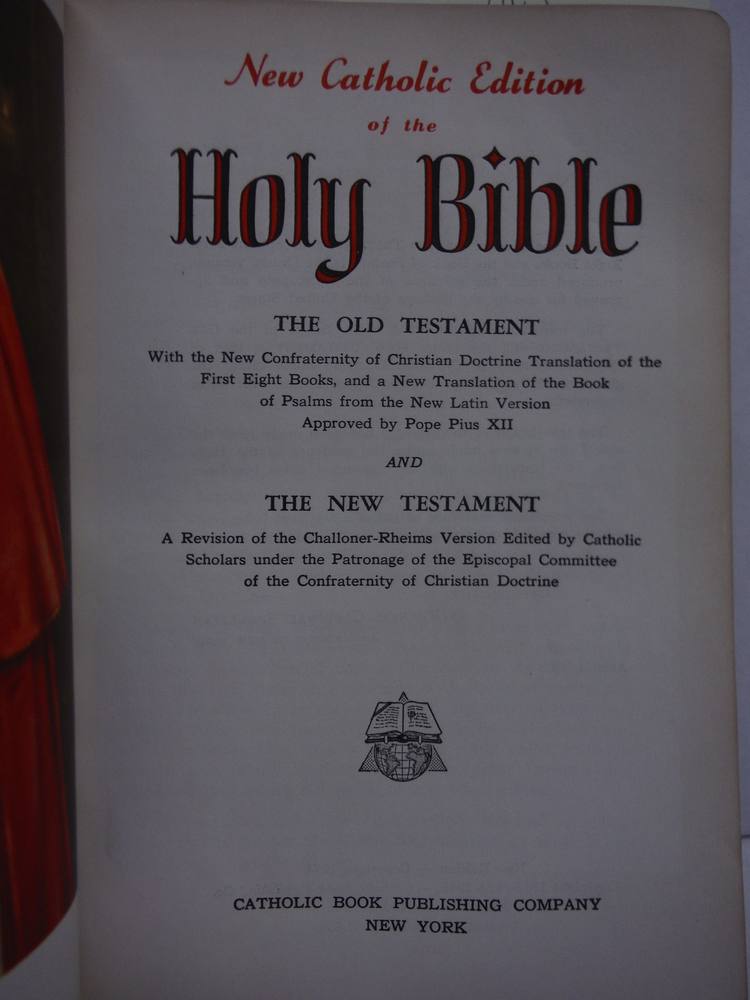 Image 1 of New Catholic Edition of the Holy Bible