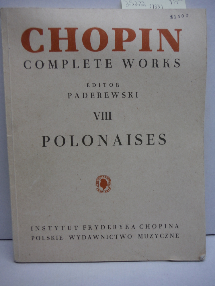 Image 0 of Chopin Complete Works VIII Polonaises