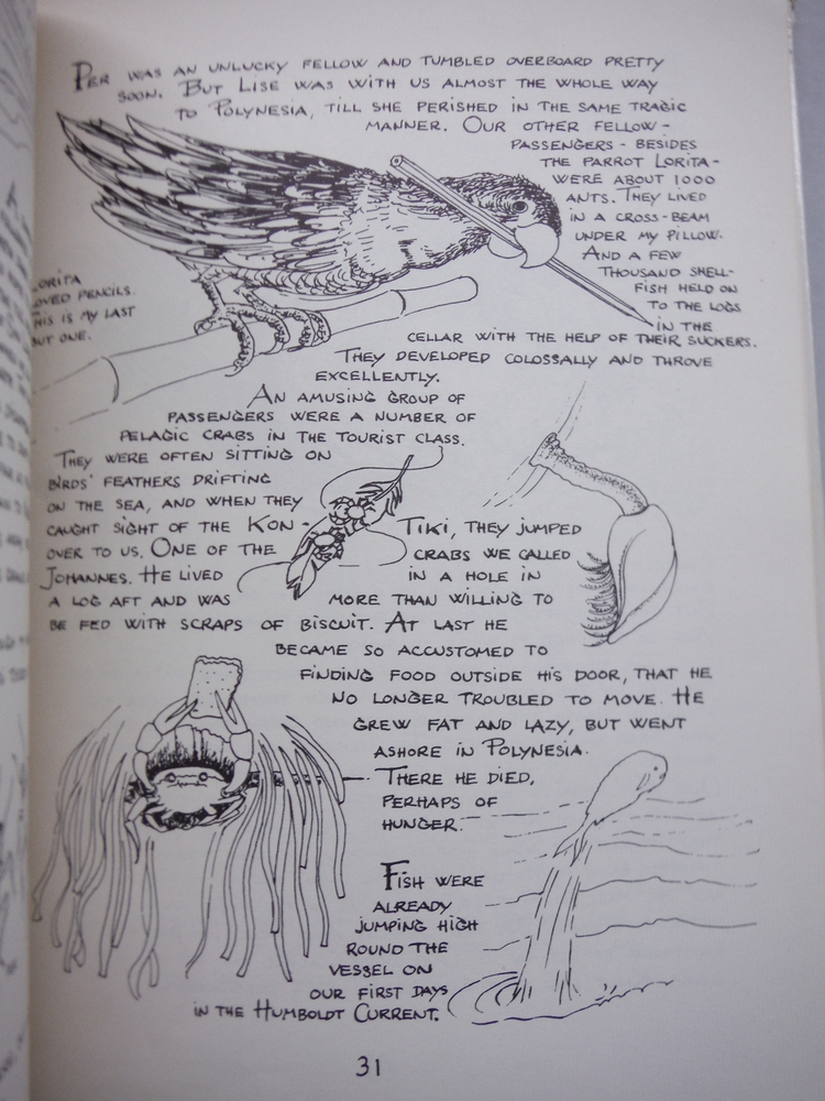 Image 1 of Kon-Tiki and I: A Sketch Book of the Famous Kon-Tiki Expedition By the Navigator
