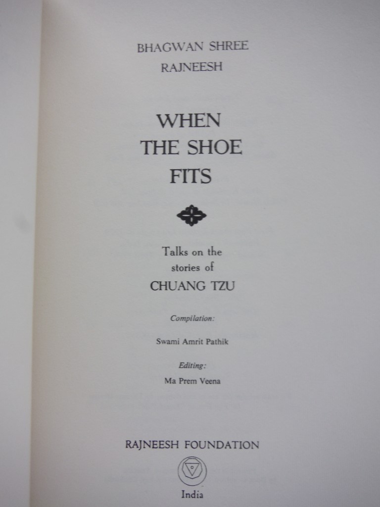 Image 1 of When the Shoe Fits: Talks on the Stories of Chuang Tzu