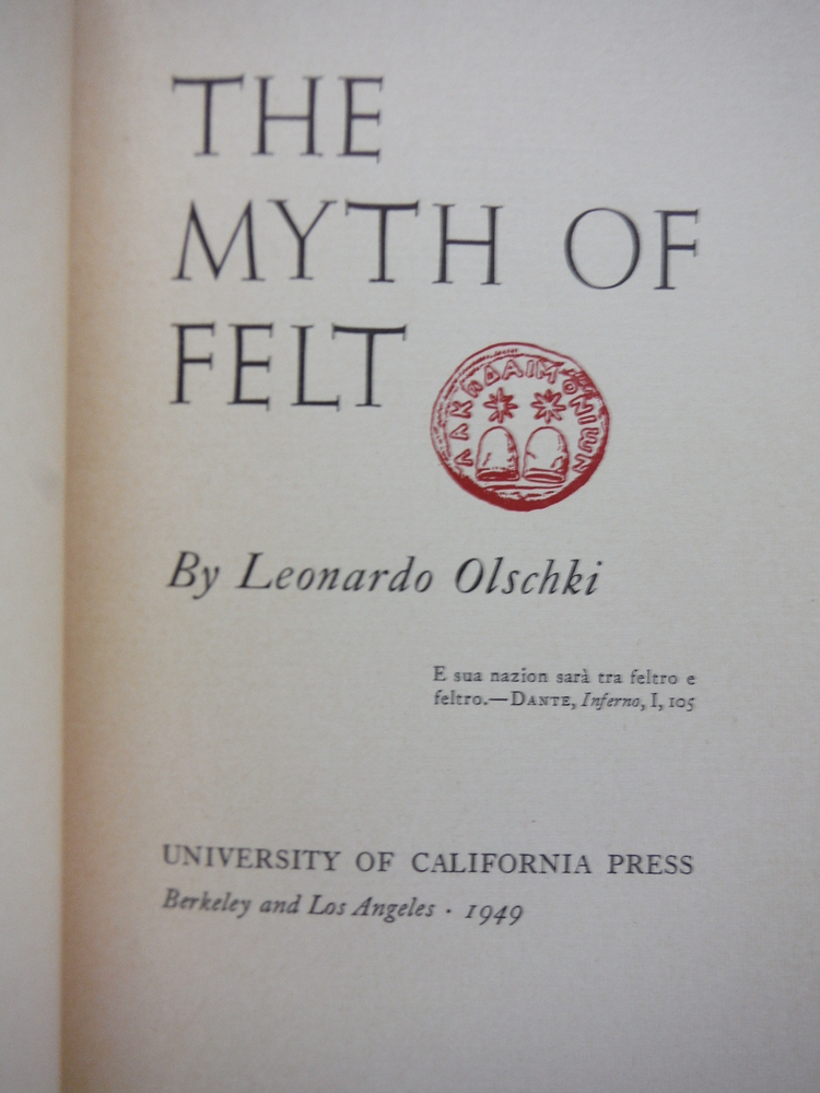 Image 1 of The Myth of Felt