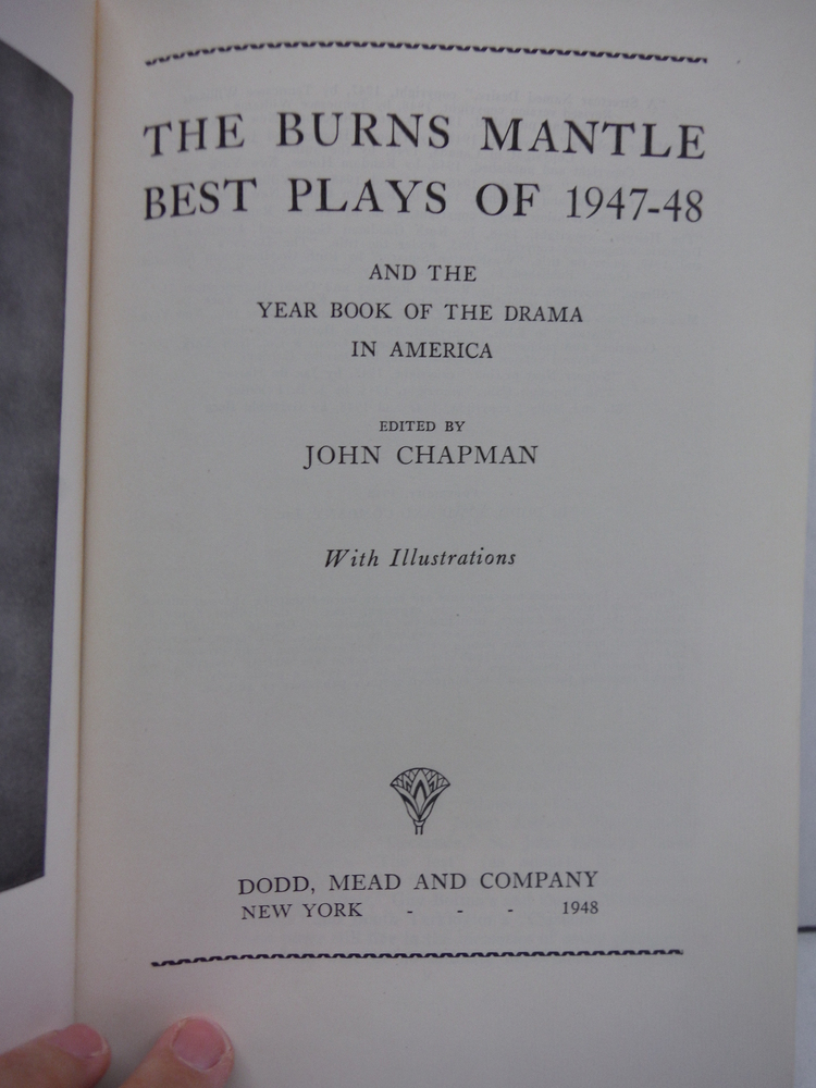 Image 1 of The Burns Mantle Best Plays of 1947-48