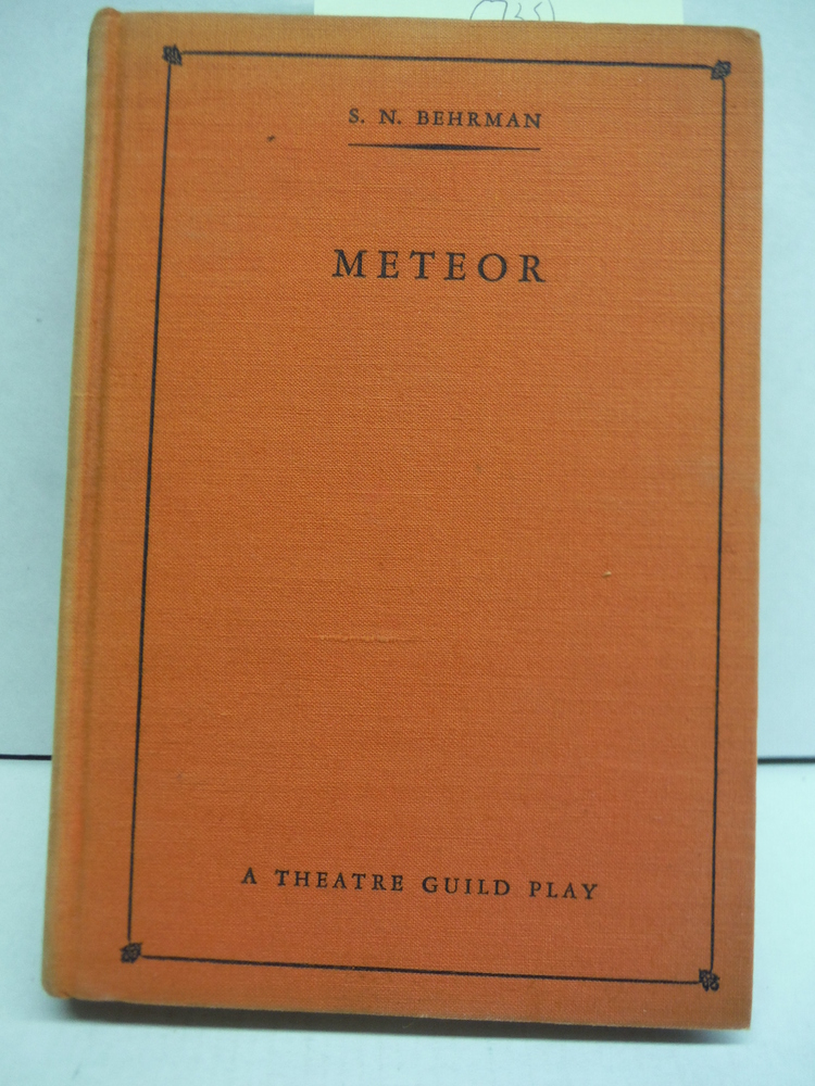 Image 0 of Meteor: A Play in Three Acts