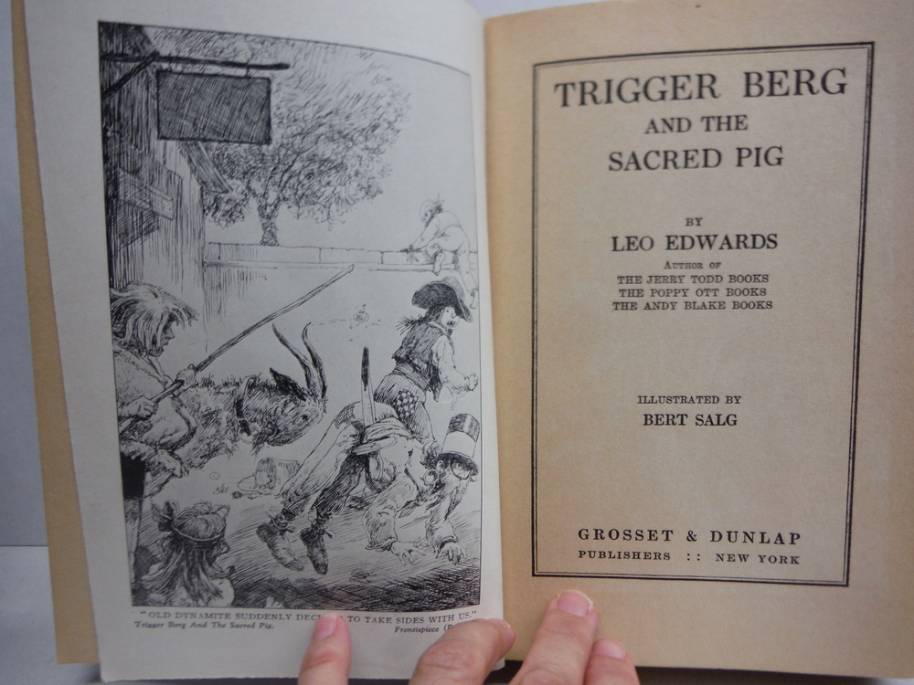 Image 1 of Trigger Berg and The Sacred Pig (Trigger Berg series / Leo Edwards)