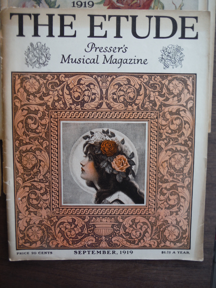 Image 1 of The Etude Presser's Musical Magazine - Seven issues 1919-1920