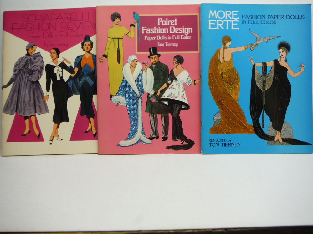 Image 4 of Set of Eleven Paper Doll Books by Tom Tierney (1982- 1988)