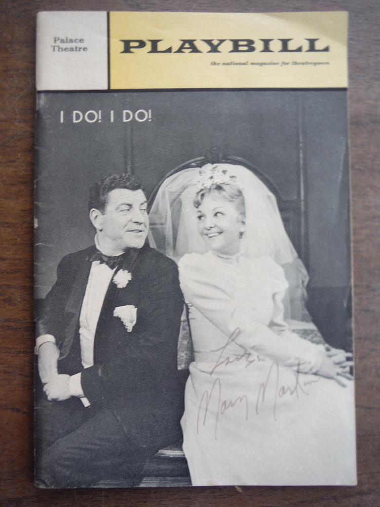 Image 1 of Autograph of Mary Martin from Palace Theatre Playbill for I Do! I Do! (November 