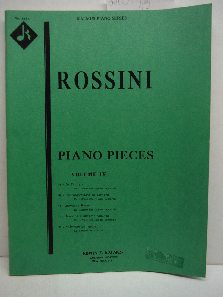 Image 0 of Piano Pieces, Vol 4 (Kalmus Edition)