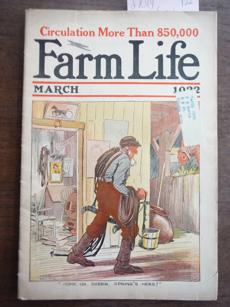 Image 0 of Farm Life Magazine March 1922 (Vol XLI  No. 3)